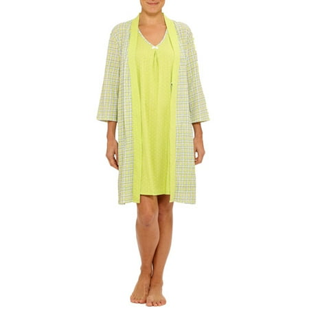 chemise and matching robe