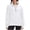 White, variant on VEKDONE Womens Zip Up Sweatshirts Oversized Loose Fit Pullover Sweatshirt Fall Long Sleeve Thin Fleece Sweaters with Thumb Hole Y2k Sweatshirts with Kangaroo Pockets