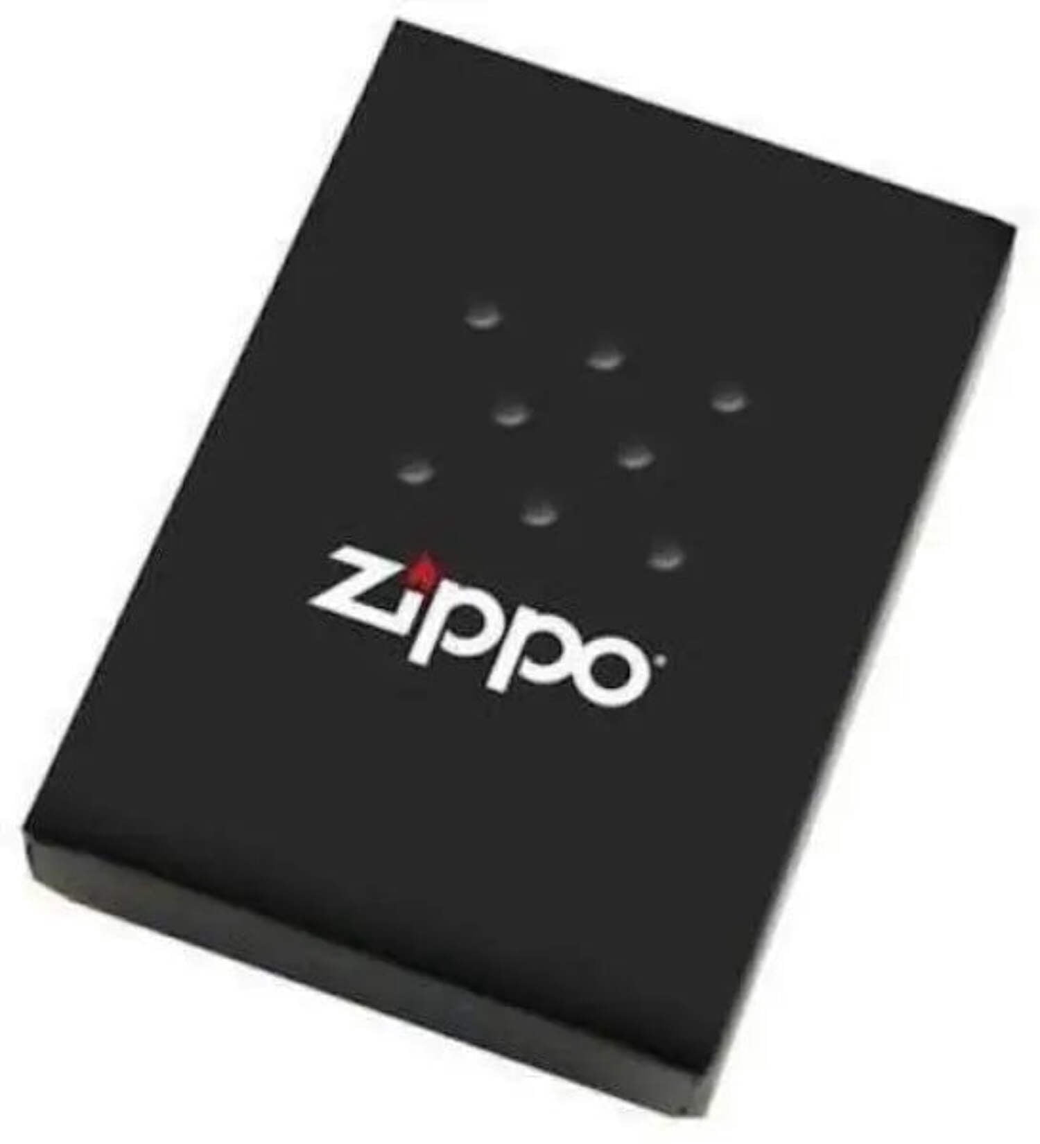 Zippo Lighter - 8-Ball Spider Brush Chrome