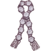 No Boundaries - Two-Tone Rosette Scarf