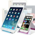 thumbnail image 3 of Grofry Universal Foldable Anti-Slip Desktop Stand Mount Holder for Cell Phone Tablet PC Pink, 3 of 6