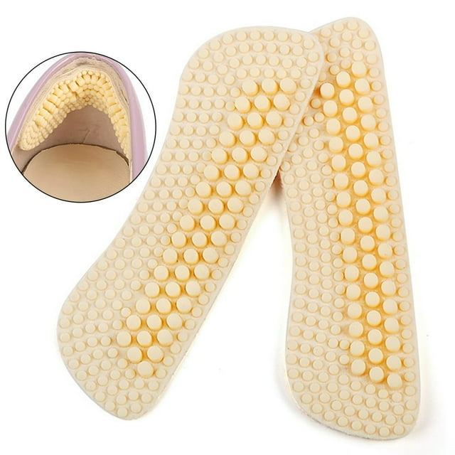 EIMELI Coussinets de Talon Haut 4D Antidérapants Massage Coussinets de Chaussures pour Femmes