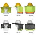 thumbnail image 3 of Portable Helmets Cover with Reflective Strip UV Protection Sunshade Helmets Attachment for Workers Construction, 3 of 5
