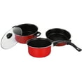 thumbnail image 1 of KAKOWELY 3pcs Non-stick Frying Pan Soup Pot Milk Pan Set Multifunctional Cooking Tool Kitchen Utensil for Home Daily Use,13.19"X7.87"X2.32", 1 of 5
