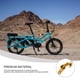 thumbnail image 5 of Wosthever Convertidor de placa tensora de de bicicleta plegable, bielas, desviador trasero de montaña para ciclismo, polea de guía de Ciclismo Oro, 5 of 6