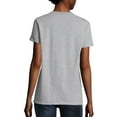 thumbnail image 4 of Hanes Women's Relaxed Fit Authentic ComfortSoft Crewneck T-Shirt, 4 of 5
