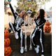 thumbnail image 3 of Disfraz de esqueleto de Halloween para mujer - Mono cómodo y fácil de usar para adultos - Estampado delantero y trasero con máscara con cremallera, S, 3 of 5