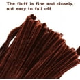 thumbnail image 6 of 100 Pieces Pipe Cleaners Chenille Stem, Solid Color Pipe Cleaners Set for Pipe Cleaners DIY Arts Crafts Decorations, Chenille Stems Pipe Cleaners (Brown), 6 of 8