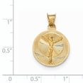 thumbnail image 2 of Beautiful 14K Polished D/C Corpus Circle Pendant, 2 of 2