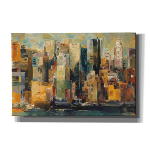 Epic Graffiti 'New York New York' by Marilyn Hageman, Canvas Wall Art, 60"x40"