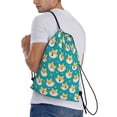thumbnail image 2 of Bingfone Cute Shiba1 Drawstrings Backpacks Bags for Men Women Gym Drawstrings Bag-Medium, 2 of 8