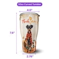 thumbnail image 5 of Happy Thanksgiving Miniature Pinscher with Turkey Pumpkins Autumn Vibes 30oz Stainless Steel Tumbler Insulated Cup with Lid Mini Pin Dog Lover - 12018, 5 of 5