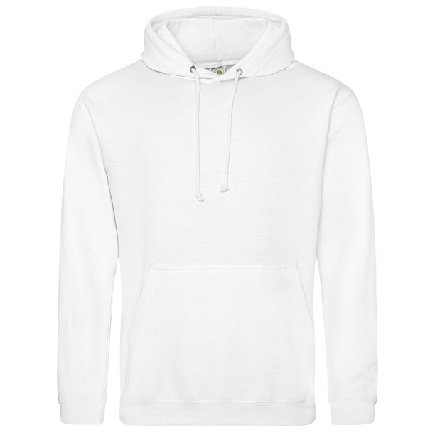 Awdis - Sudadera con capucha para adultos Unisex - Modelo college - Deporte/Gimnasio/Running (Blanco Polar)