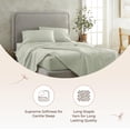 thumbnail image 4 of Whisper Organics 300 TC Sateen Fitted Sheet, 4 of 8