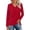 C-Red563, variant on DHFJKG Women's V Neck Long Sleeve T Shirt Casual Workout Yoga Top Solid Color Loose Fit Basic Tee Spring Fall Versatile Tops