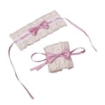 thumbnail image 2 of lionlar Manchette Lolita Poignets à Volants Nœud Papillon Rose, 2 of 6