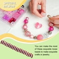 thumbnail image 3 of 50 Pcs Perles Intercalaires en Strass Rondelle Fait Main Bijoux Cristal Multi-Couleurs Cristal Multi-Couleurs Perles en Vrac Boucles d'Oreilles Accessoires de Collier Rouge, 3 of 6