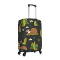thumbnail image 3 of Easygdp Funny Sloths In The Forest Print Elastic and Washable Suitcase Protective Cover with Hidden Zipper Fits 18-32 inch Luggage -X-Large, 3 of 9