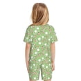 thumbnail image 3 of JUNZAN Cute Frog2 for Boys Girls Pajama Sets Toddler Sleepwear Summer Jammies 2pcs PJs, 3 of 7