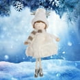 thumbnail image 2 of Twfbrm Christmas Angel Ornaments Christmas Tree Decorations Cute Baby Doll Christmas Tree Ornaments Decor Handmade Hat & Cloth for Girls Birthday Party Decorations Reindeer Angel, 2 of 6