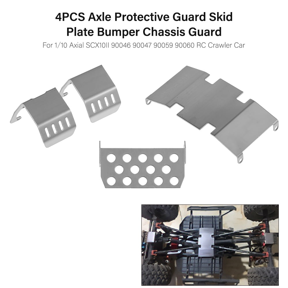 1/10 RC Car-Châssis protection Protector pour Axial scx10 90047 partie 