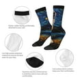 thumbnail image 3 of Balery Vintage Starry Sky Labrador A Pattern Crew Socks Unisex– Soft & Breathable Socks for Men & Women, One-Size Fits Most (US 5-11), Comfortable & Durable for Daily Wear, 3 of 6