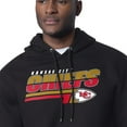 thumbnail image 3 of Men's Starter Black Kansas City Chiefs Logo Push Graphic Hoodie, 3 of 3