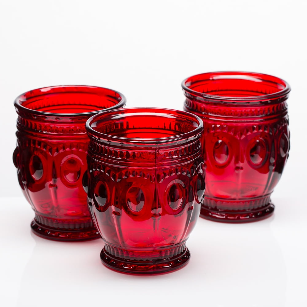Richland Vintage Charm Candle Holder Red Set of 48