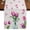 Off-White, variant on Pink Tulips Burlap Cotton Table Runner 13x36 Inches Short, Vintage Floral Gray Wooden Spring Flowers Farmhouse Table Runners, Outdoor Dining Table Decor for Baby Shower/Party/Wedding