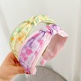 thumbnail image 2 of Tie Dye Top Knot Headbands Variety Bundle - 5 piece variety assortment, 2 of 5