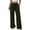 Army Green Pant, variant on Wide Leg Pants for Women Flowy Palazzo Drawstring Elastic Waist Trousers with Pockets Beach Vacation Clothes Mint Green Pant S