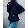 thumbnail image 6 of Sherrylily Fall Winter Women Sweaters Casual Turtleneck Long Sleeve Soft Knitted Pullover, 6 of 7