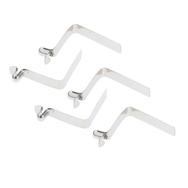 5 piezas Cola Tent Snap Clip de acero inoxidable 5MM