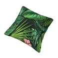 thumbnail image 3 of YFYANG Square Decorative Throw Pillow Case (Without Pillow Insert), Tropical Green Leaf Texture Bedroom Sofa Car Cushion Cover, 24"x24", 3 of 9