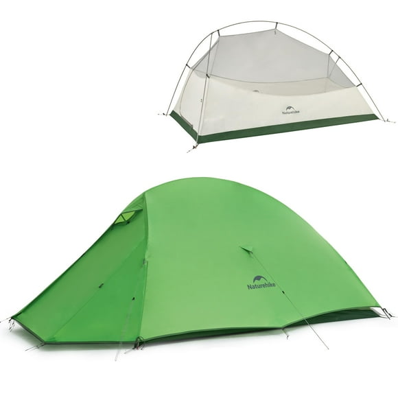 Tienda de campaña para mochileros Naturehike Cloud up Pro para 2 personas, impermeable