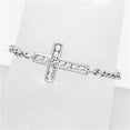 thumbnail image 1 of Alamode 3W519-5 Femmes Anneau en Laiton Rhodié avec AAA Grade CZ en Clair - Taille 5, 1 of 1