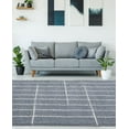 thumbnail image 3 of United Weavers Celestial Amael Contemporary Stripe Area Rug, Blue/Grey, 7'10" x 10'6", 3 of 6