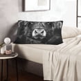thumbnail image 6 of Naloa Geometric Bull Design Pillowcase, Throw Pillowcase, Wrinkle-Free, Stain-Resistant with Hidden Zipper for Bedroom Sofa-20"x30", 6 of 6