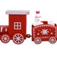thumbnail image 2 of Juego de trenes de Navidad Hermoso adorno navideño Juguete Regalo para niños Decoración del hogar (Rojo), 2 of 3