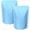 Light Blue Stand Up Bag, variant on 100 Pack Matte Black Mylar Flat Bags - 6.3x9.4 Inches Resealable Smell Proof Foil Zipper Food Pouches - Sealable Flat Packaging Sample Pouch Bag