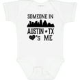 thumbnail image 3 of Inktastic Austin Texas Someone Loves Me Skyline Boys or Girls Baby Bodysuit, 3 of 5