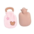 thumbnail image 4 of Bolsa de agua caliente con tapa, práctica, reutilizable, portátil, , para calentar las manos en dormitorio, invierno y frío del hogar. Rosa, 4 of 10