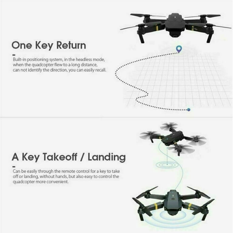 ROTAZA Foldable 4K Camera Mini Drone - Headless Mode, One Key Take  Off/Land, Carrying Case, for Kids and Beginners