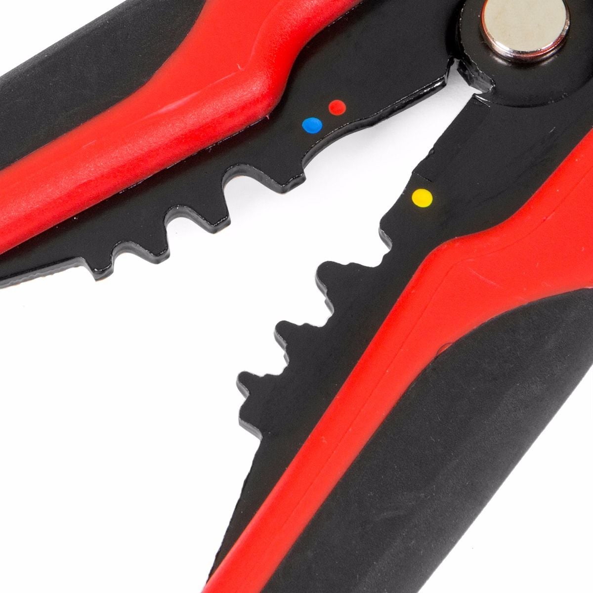 XtremepowerUS 3-in-1 Automatic Wire Stripper, Cutter, Crimping DIY, Self-Adjusting Wire Stripping Electrician Wire Stripper, Red