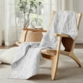 thumbnail image 2 of Levtex Home - 100% French Flax Linen Front/100% Cotton Back - Quilted Throw - French Flax Washed Linen - White - Throw Size (50 x 60in.), 2 of 5