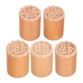 thumbnail image 1 of 5 piezas de sellos para hornear postres, herramienta de madera para hacer postres, suministros para hacer sushi, 1 of 8