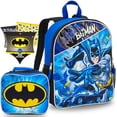 thumbnail image 2 of Batman) Batman Sac à Dos et Boîte à Lunch pour Garçons Enfants Ensemble 3 Pcs avec Sac à Dos Batman de Luxe 16 Pouces, Sac à Lunch Isolé Détachable, et Autocollants (Ensemble Fournitures Scolaires, 2 of 4