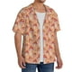 thumbnail image 2 of Fotbe Mushroom Camisa Estampada de Manga Corta para Hombre, Casual de Verano, Estilo Playero, Sin Arrugas-Medium, 2 of 5