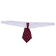 thumbnail image 4 of Collar con corbata ajustable para perro y gato, corbata a rayas, disfraz de aseo negro rojo, 4 of 9