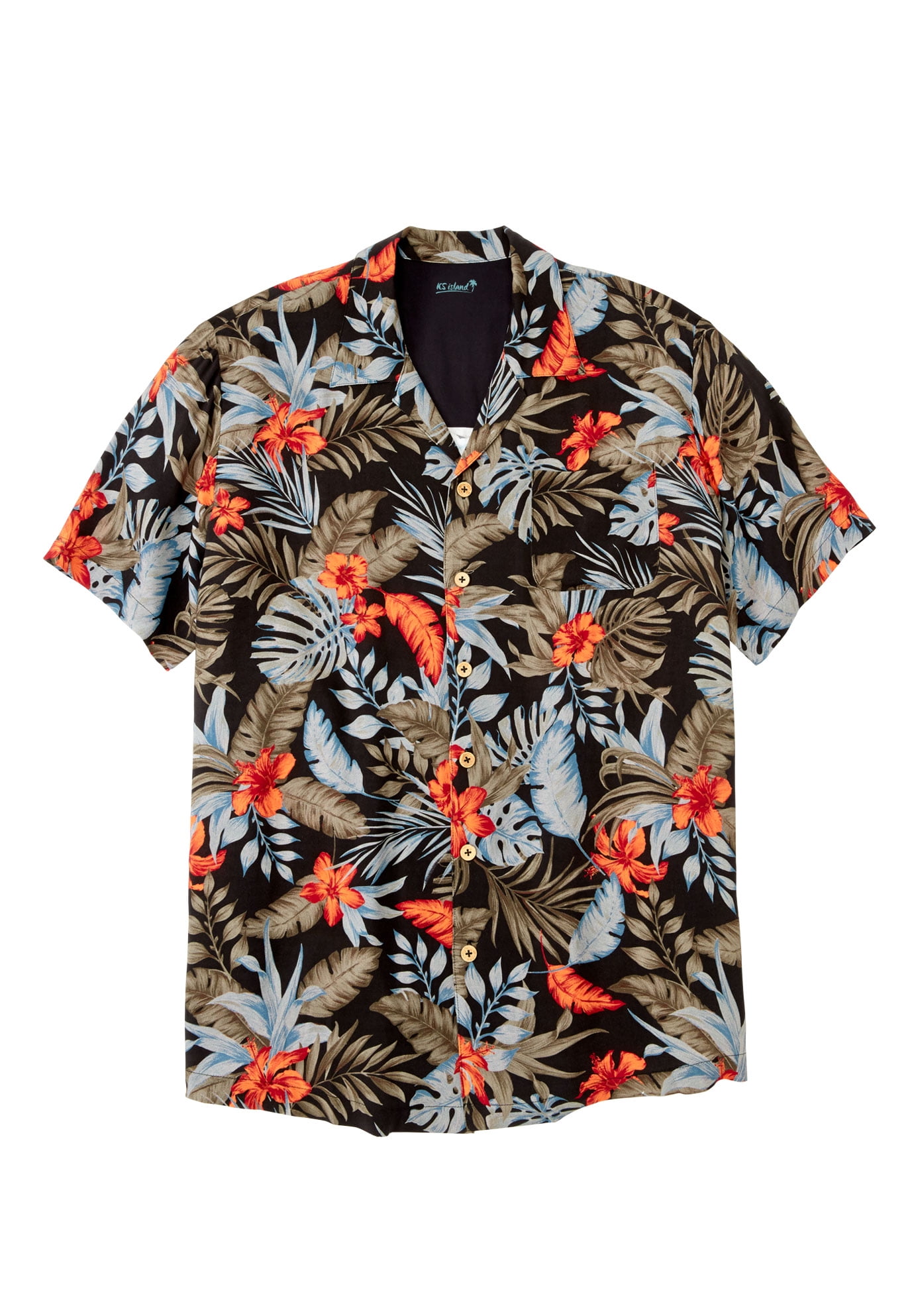 Ks Island - Ks Island Men's Big & Tall Ks Island Tropical Caribbean ...